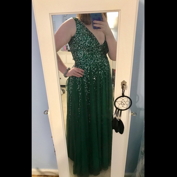 Green Prom Dress - Picture 4 of 6
